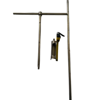 Пробоотборник для отбора проб грунта стальной 170 см (разборный)