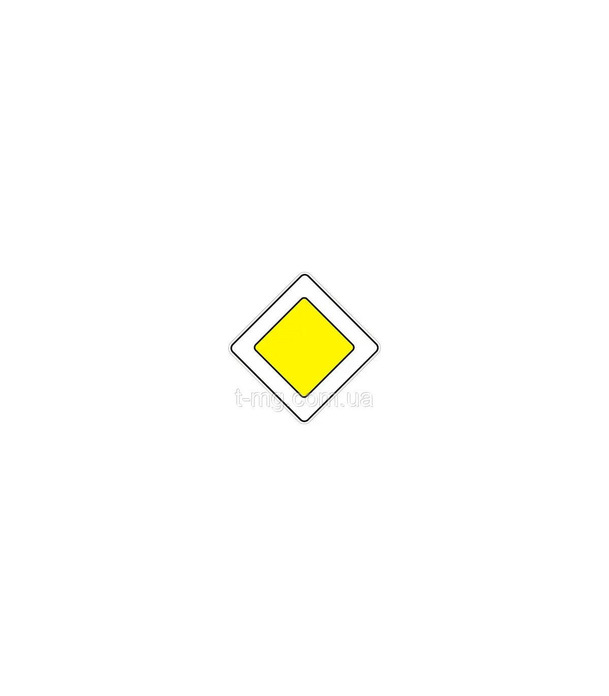 Дорожній знак пріоритету 2.3 Головна дорога